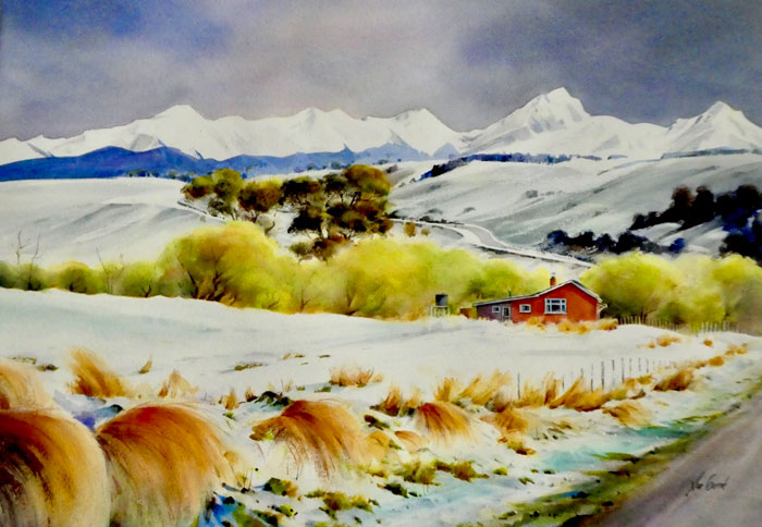 Landscape in White