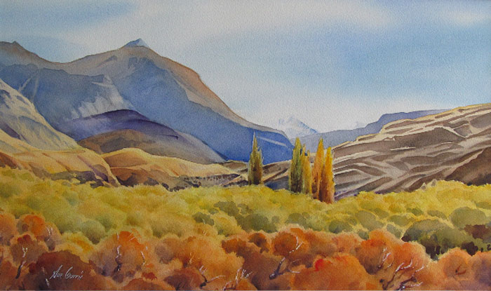 Above the Lindis River