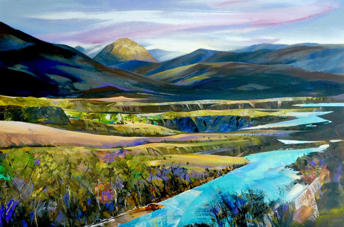 Driving Through the Lewis Pass